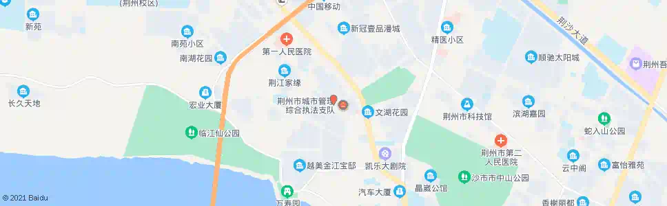 荆州白云路_公交站地图_荆州公交_妙搜公交查询2025