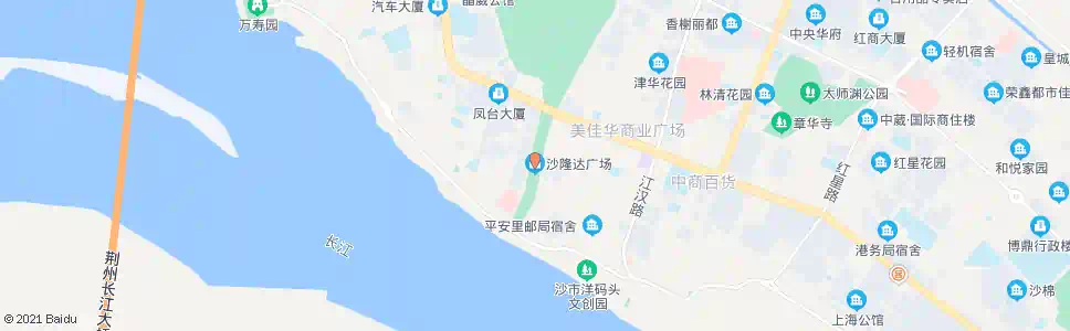 荆州沙隆达广场_公交站地图_荆州公交_妙搜公交查询2025