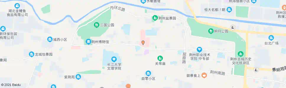 荆州市中心医院_公交站地图_荆州公交_妙搜公交查询2025