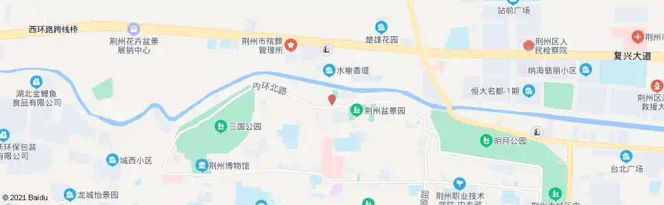 荆州人民路_公交站地图_荆州公交_妙搜公交查询2025