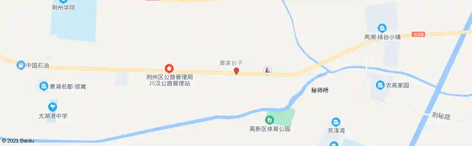 荆州黄台队_公交站地图_荆州公交_妙搜公交查询2025