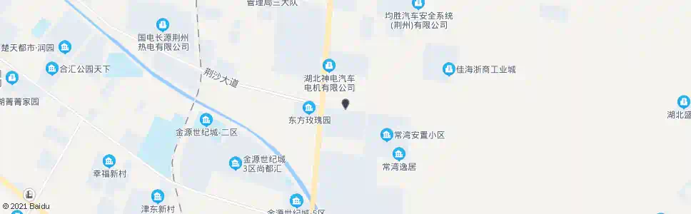 荆州荆沙大道口_公交站地图_荆州公交_妙搜公交查询2025