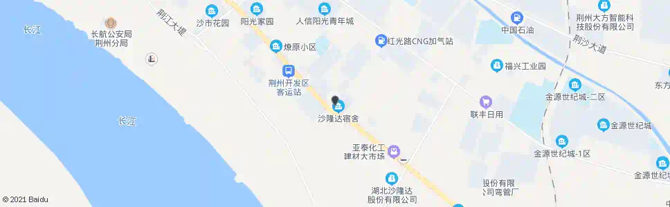 荆州朝阳路口_公交站地图_荆州公交_妙搜公交查询2025
