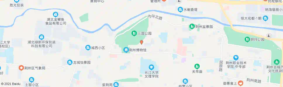 荆州图书馆_公交站地图_荆州公交_妙搜公交查询2025