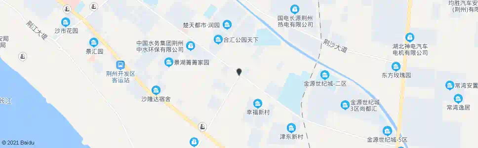 荆州月堤路口(江津东路)_公交站地图_荆州公交_妙搜公交查询2025
