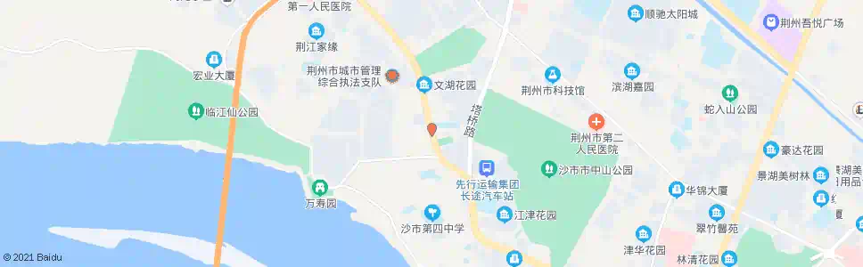 荆州三岔路_公交站地图_荆州公交_妙搜公交查询2025