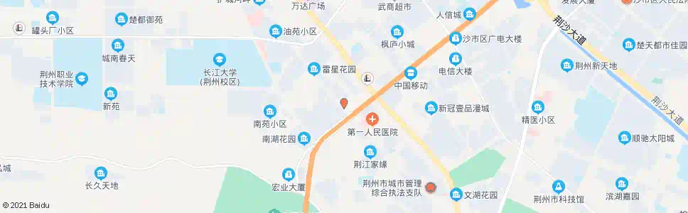 荆州中百仓储_公交站地图_荆州公交_妙搜公交查询2025