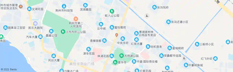 荆州中央华府_公交站地图_荆州公交_妙搜公交查询2025
