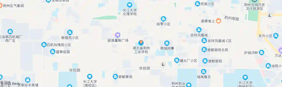 荆州市工业学校_公交站地图_荆州公交_妙搜公交查询2025