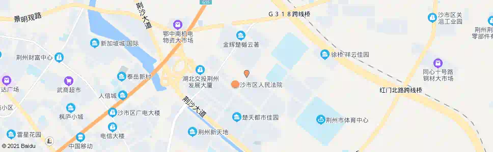 荆州投资广场_公交站地图_荆州公交_妙搜公交查询2025
