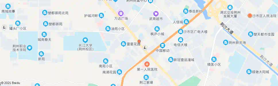 荆州九曲桥_公交站地图_荆州公交_妙搜公交查询2025