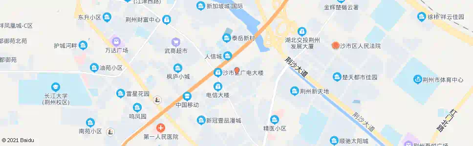 荆州市政府_公交站地图_荆州公交_妙搜公交查询2025