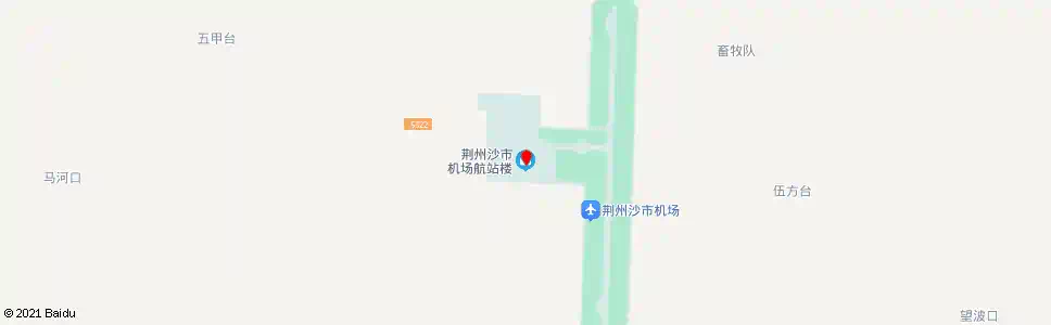 荆州飞机场_公交站地图_荆州公交_妙搜公交查询2025