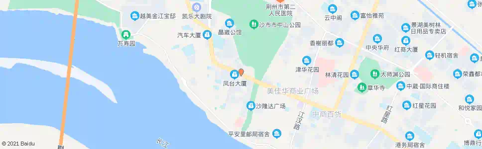 荆州中央大道西站_公交站地图_荆州公交_妙搜公交查询2025