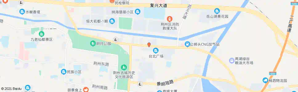 荆州荆沙大道_公交站地图_荆州公交_妙搜公交查询2025