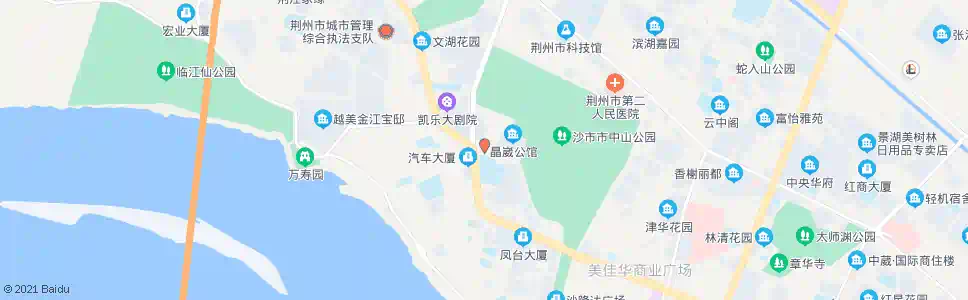 荆州公园路_公交站地图_荆州公交_妙搜公交查询2025