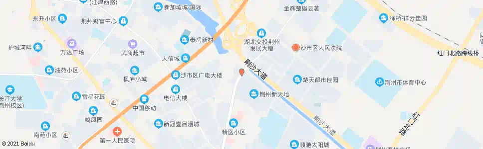 荆州雷家垱_公交站地图_荆州公交_妙搜公交查询2025