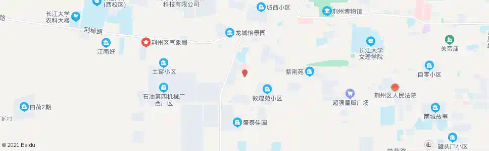 荆州四机厂停车场_公交站地图_荆州公交_妙搜公交查询2025