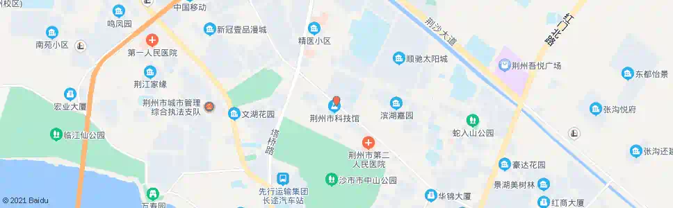 荆州洪家垸_公交站地图_荆州公交_妙搜公交查询2025