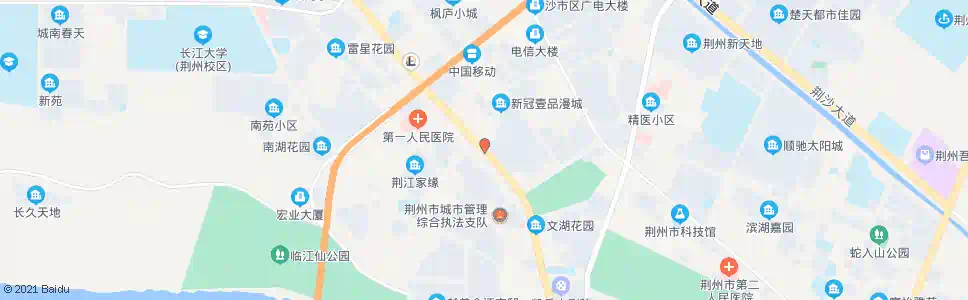 荆州古白云桥_公交站地图_荆州公交_妙搜公交查询2025