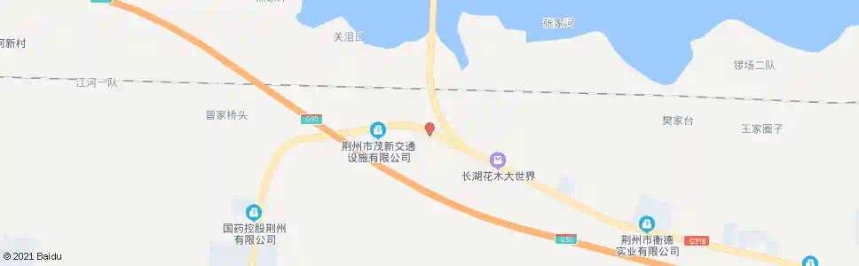 荆州关沮路口_公交站地图_荆州公交_妙搜公交查询2025