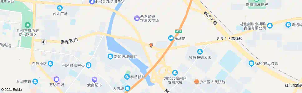 荆州杨泗_公交站地图_荆州公交_妙搜公交查询2025
