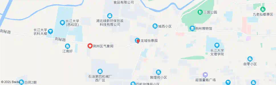 荆州龙王塘_公交站地图_荆州公交_妙搜公交查询2025
