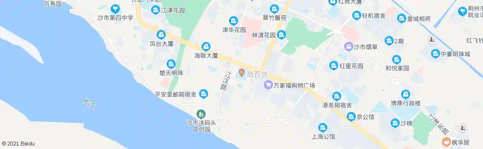 荆州六中_公交站地图_荆州公交_妙搜公交查询2025