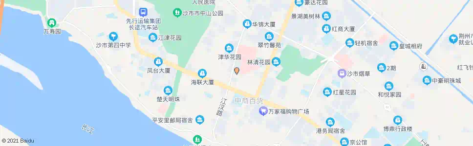 荆州齐乐城_公交站地图_荆州公交_妙搜公交查询2025