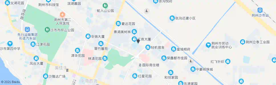 荆州十一中_公交站地图_荆州公交_妙搜公交查询2025