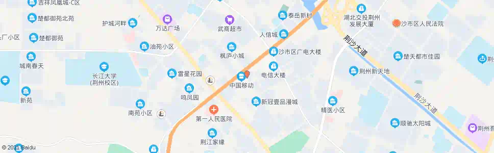 荆州交警支队_公交站地图_荆州公交_妙搜公交查询2025