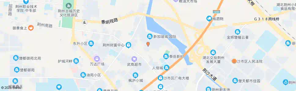 荆州新城国际_公交站地图_荆州公交_妙搜公交查询2025