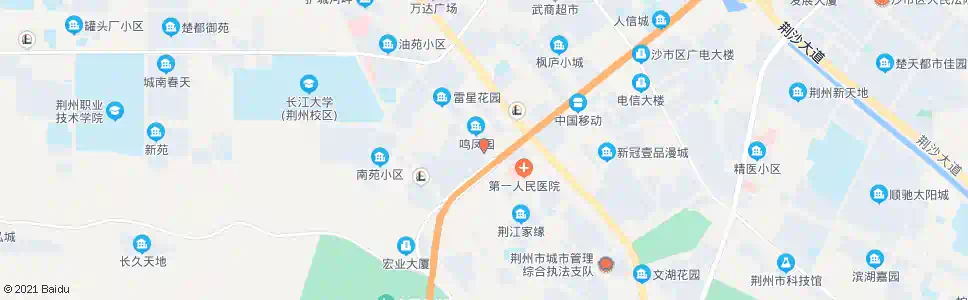 荆州中百藏储_公交站地图_荆州公交_妙搜公交查询2025