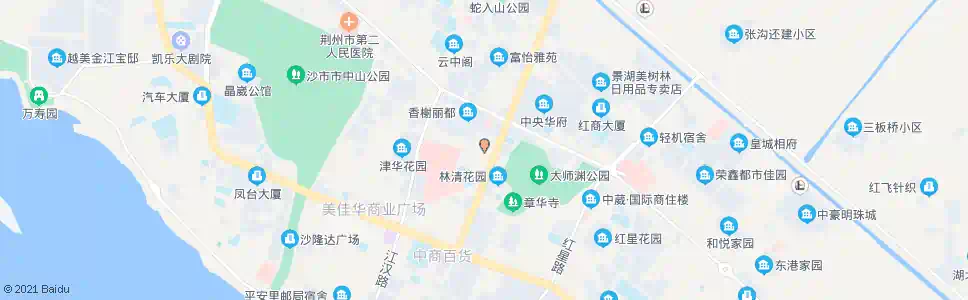 荆州老八栋_公交站地图_荆州公交_妙搜公交查询2025