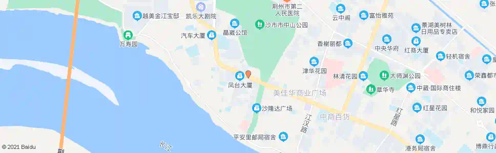 荆州便河_公交站地图_荆州公交_妙搜公交查询2025