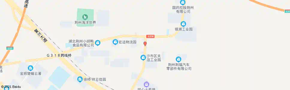 荆州十号路_公交站地图_荆州公交_妙搜公交查询2025
