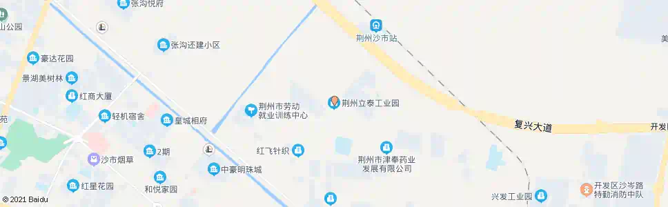 荆州银杏工业园_公交站地图_荆州公交_妙搜公交查询2025