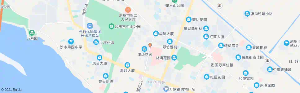 荆州江汉路_公交站地图_荆州公交_妙搜公交查询2025