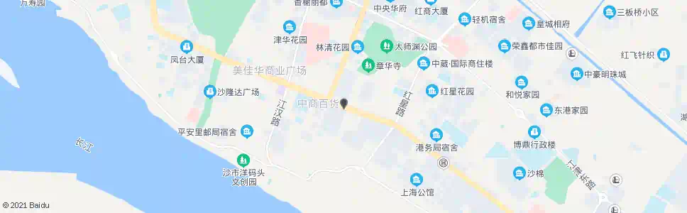 荆州沙市中商百货_公交站地图_荆州公交_妙搜公交查询2025