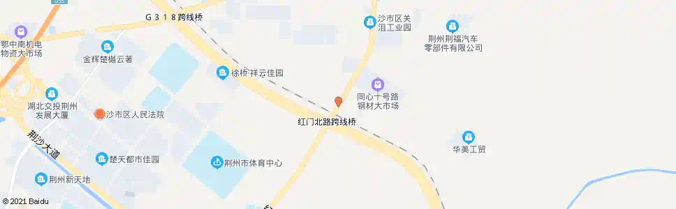 荆州同心村_公交站地图_荆州公交_妙搜公交查询2025