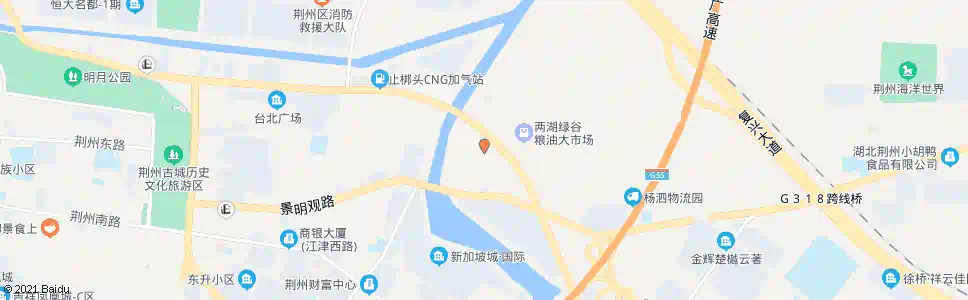 荆州两湖交易中心_公交站地图_荆州公交_妙搜公交查询2025