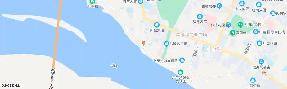 荆州中山路_公交站地图_荆州公交_妙搜公交查询2025