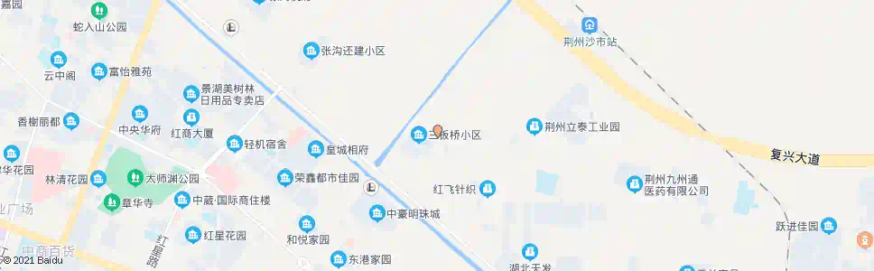荆州三板桥医院_公交站地图_荆州公交_妙搜公交查询2025