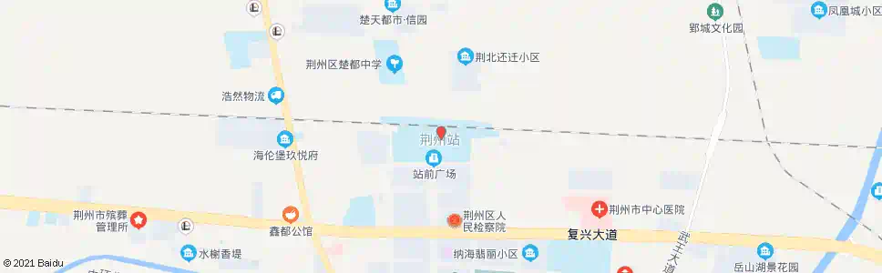 荆州江南新区_公交站地图_荆州公交_妙搜公交查询2025