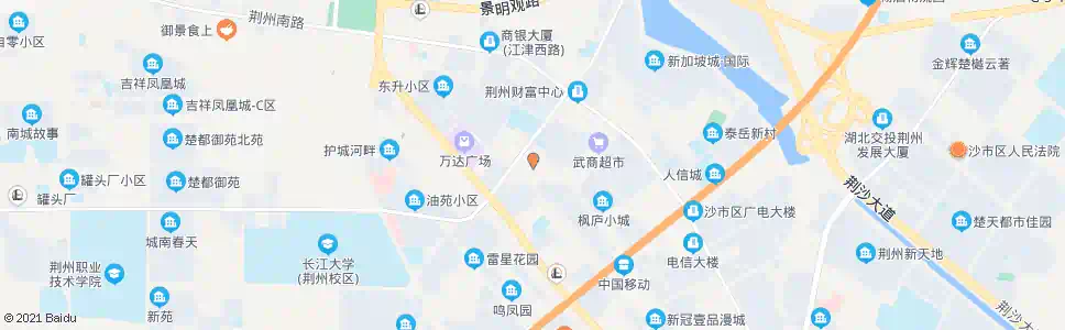 荆州北湖路_公交站地图_荆州公交_妙搜公交查询2025