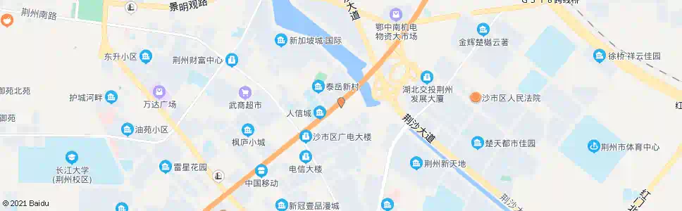 荆州荆州日报_公交站地图_荆州公交_妙搜公交查询2025