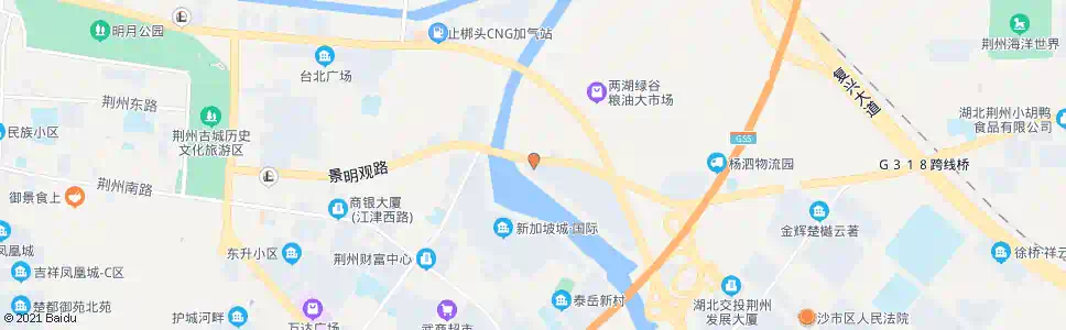 荆州四公司_公交站地图_荆州公交_妙搜公交查询2025