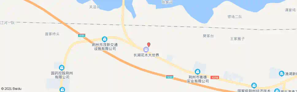 荆州中达公司_公交站地图_荆州公交_妙搜公交查询2025
