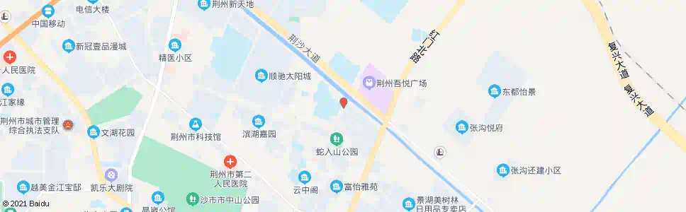 荆州新五中_公交站地图_荆州公交_妙搜公交查询2025