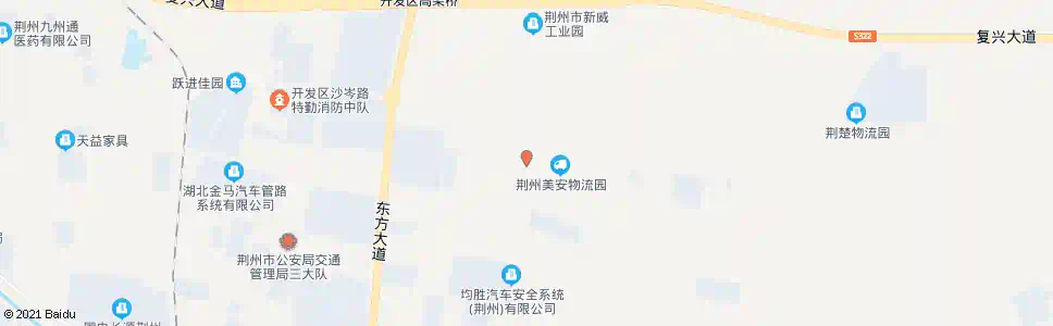 荆州沙岑路口_公交站地图_荆州公交_妙搜公交查询2025